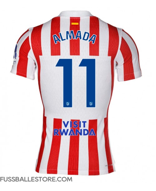Günstige Atletico Madrid Thiago Almada #11 Heimtrikot 2025-26 Kurzarm Günstige Atletico Madrid Thiago Almada #11 Heimtrikot 2025-26 Kurzarm
